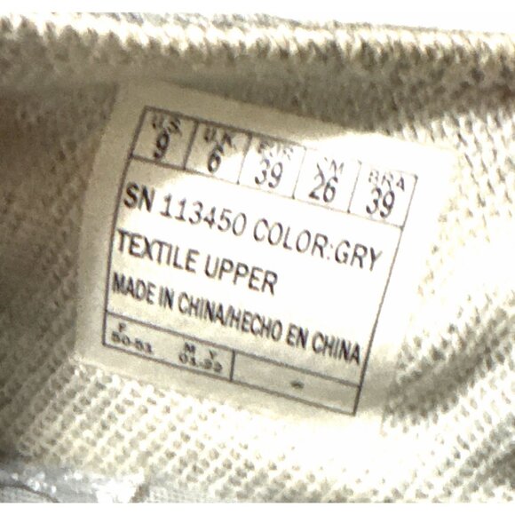 Bob’s by Sketcher women’s 9 Grey Skipper slip-on comfy shoe - Picture 5 of 6